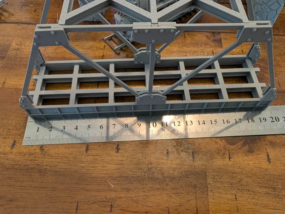 HO(1:87) Scale Steel Trestle Bridge (200mm Long), photo 3 of 4 - HO(1:87) Scale Steel Trestle Bridge (200mm Long) Models, RC & Drones
