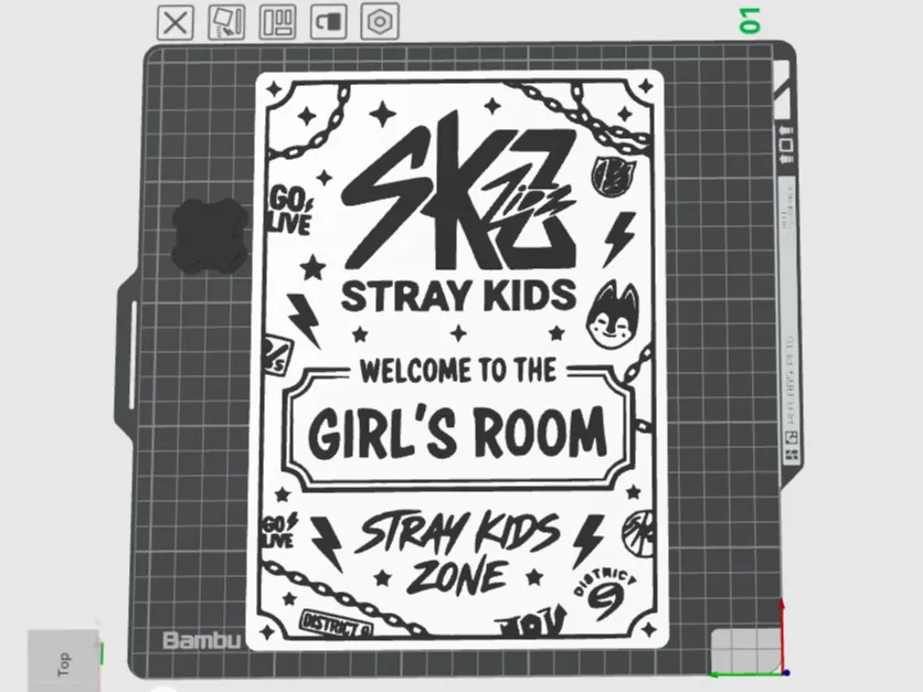 Home Decor room door sign for stray kids fans