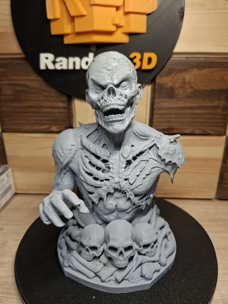 Horror Zombie highly detailed undead bust, photo 2 of 4 - Horror Zombie highly detailed undead bust Art