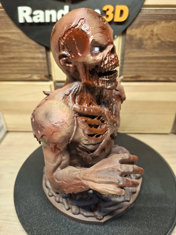 Horror Zombie highly detailed undead bust, photo 4 of 4 - Horror Zombie highly detailed undead bust Art