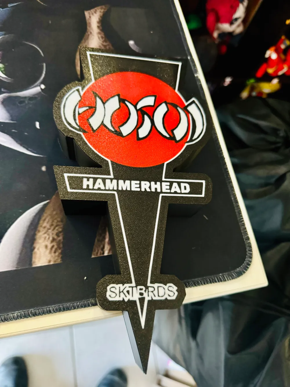 HOSOI Hammerhead SKTBRDS Logo Light Box, photo 4 of 4 - HOSOI Hammerhead SKTBRDS Logo Light Box Art