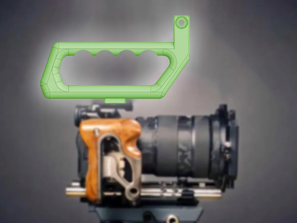 Hot Shoe Cold Shoe Camera Handle with GoPro Mount, photo 3 of 4 - Hot Shoe Cold Shoe Camera Handle with GoPro Mount Tools
