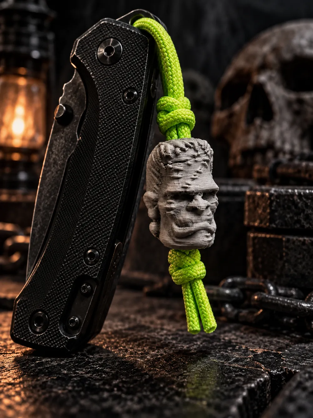 HOUSE OF HORROR | Halloween FRANKY, EDC Bead, photo 3 of 4 - HOUSE OF HORROR | Halloween FRANKY, EDC Bead Hobby & DIY