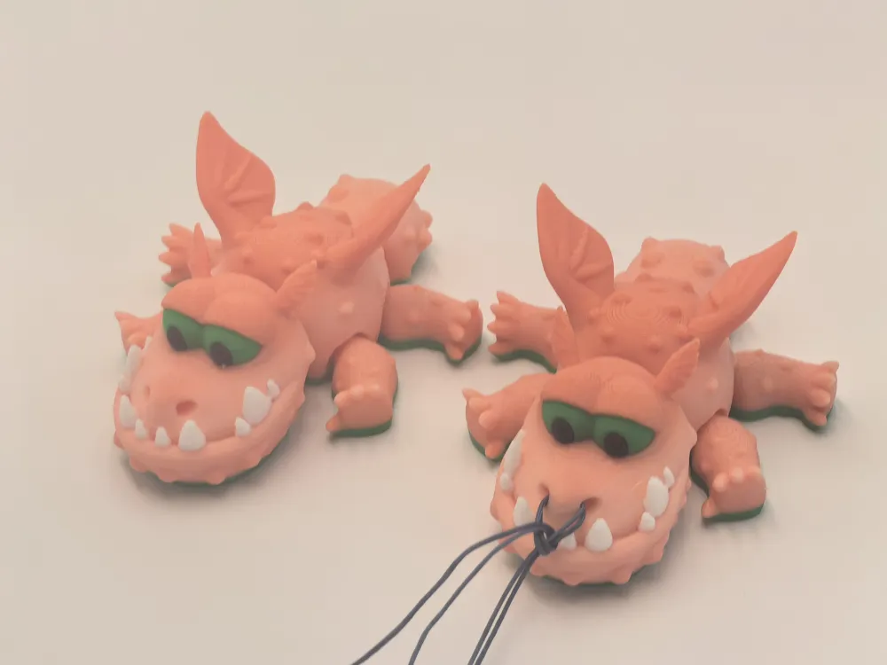 How to Train Your Dragon, Glencoe baby dragon, meat ball pendant, no need to support MINI and can be printed directly on mobile phone, photo 2 of 5 - Charm & Novelty Pendants, paws