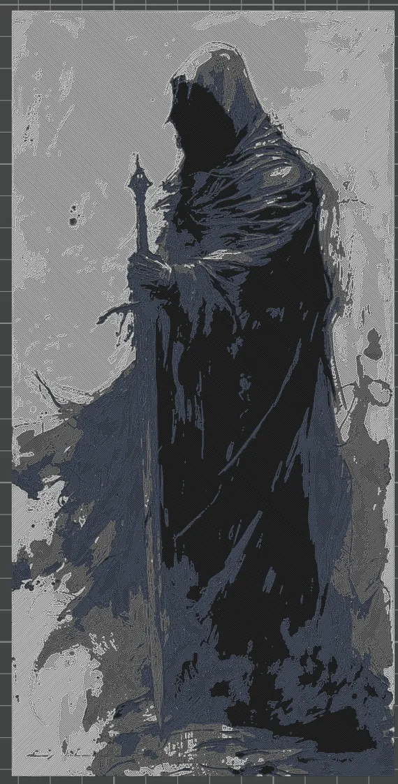 Lord of the Rings - Nazgul, photo 4 of 4 - Lord of the Rings - Nazgul Generative Art