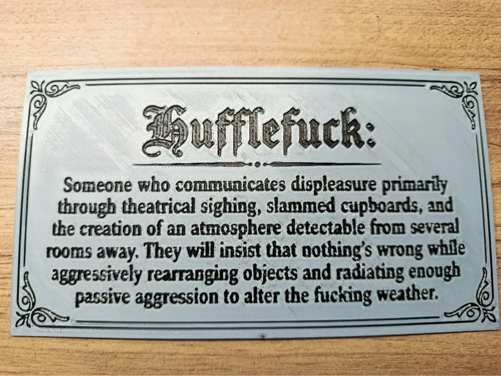 Hufflefuck definition, photo 3 of 4 - Hufflefuck definition Art
