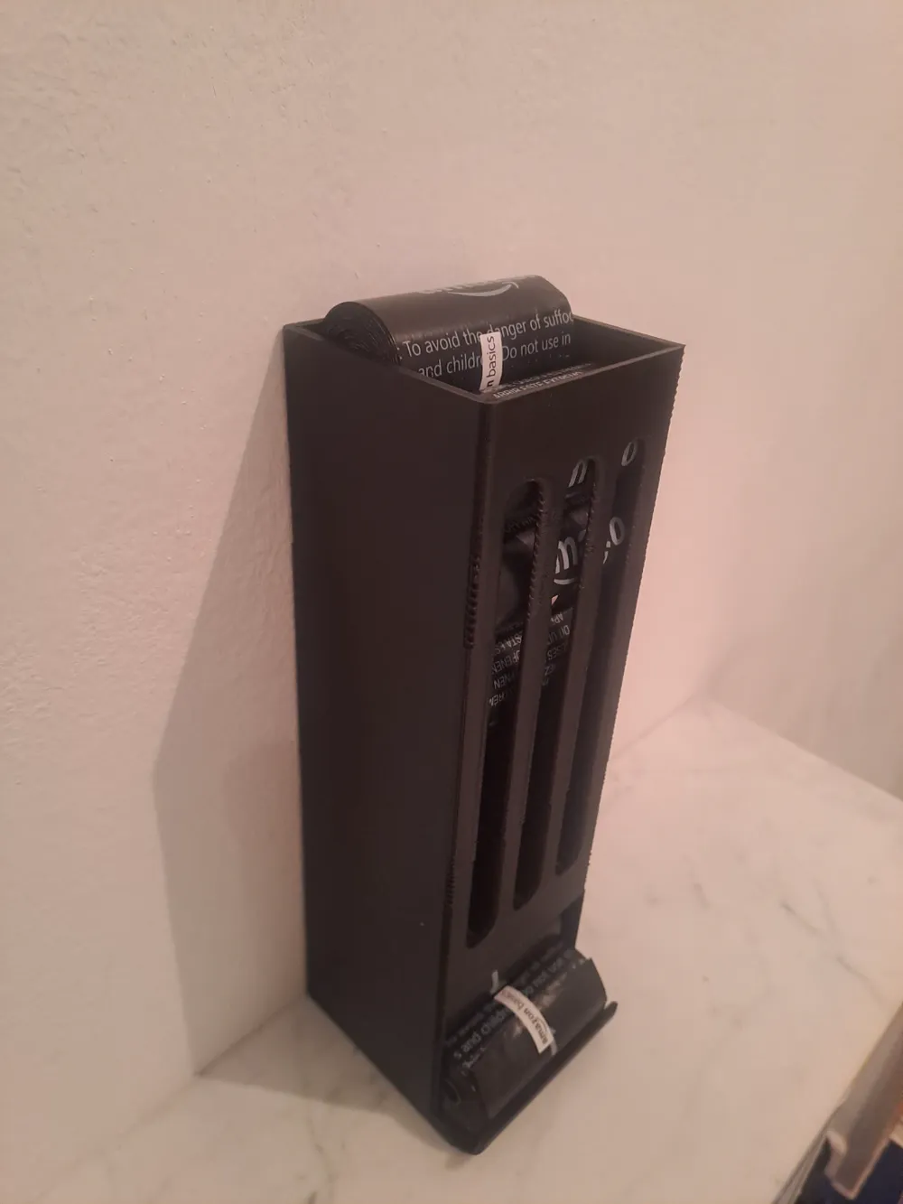 Hunde Kotbeutel Wandhalterung / Dog Poop Bag Wall Holder