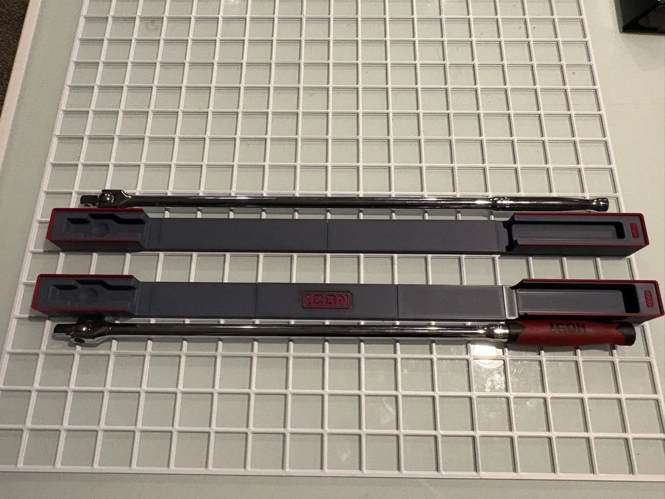 Icon 1/2" Drive Breaker Bar Gridfinity Bin, photo 4 of 4 - Icon 1/2" Drive Breaker Bar Gridfinity Bin Storage & Organisation
