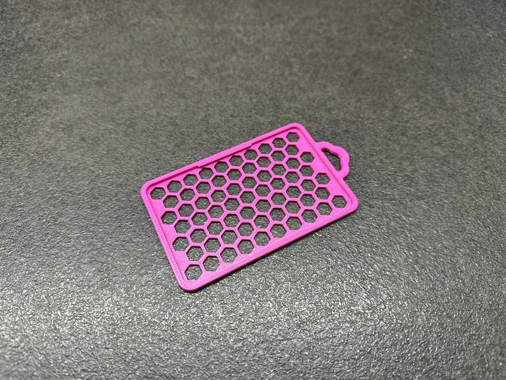ID Card Holder, Honeycomb Lanyard Hook, photo 4 of 4 - ID Card Holder, Honeycomb Lanyard Hook Household