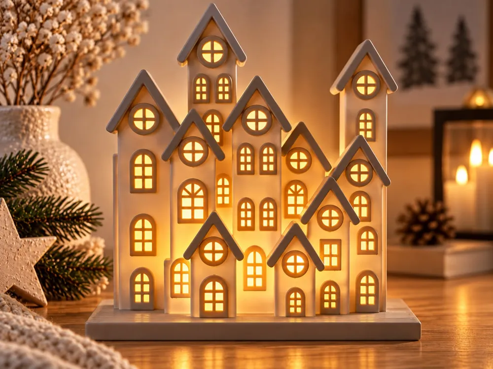 Illuminated Village - Home Accents, in stock