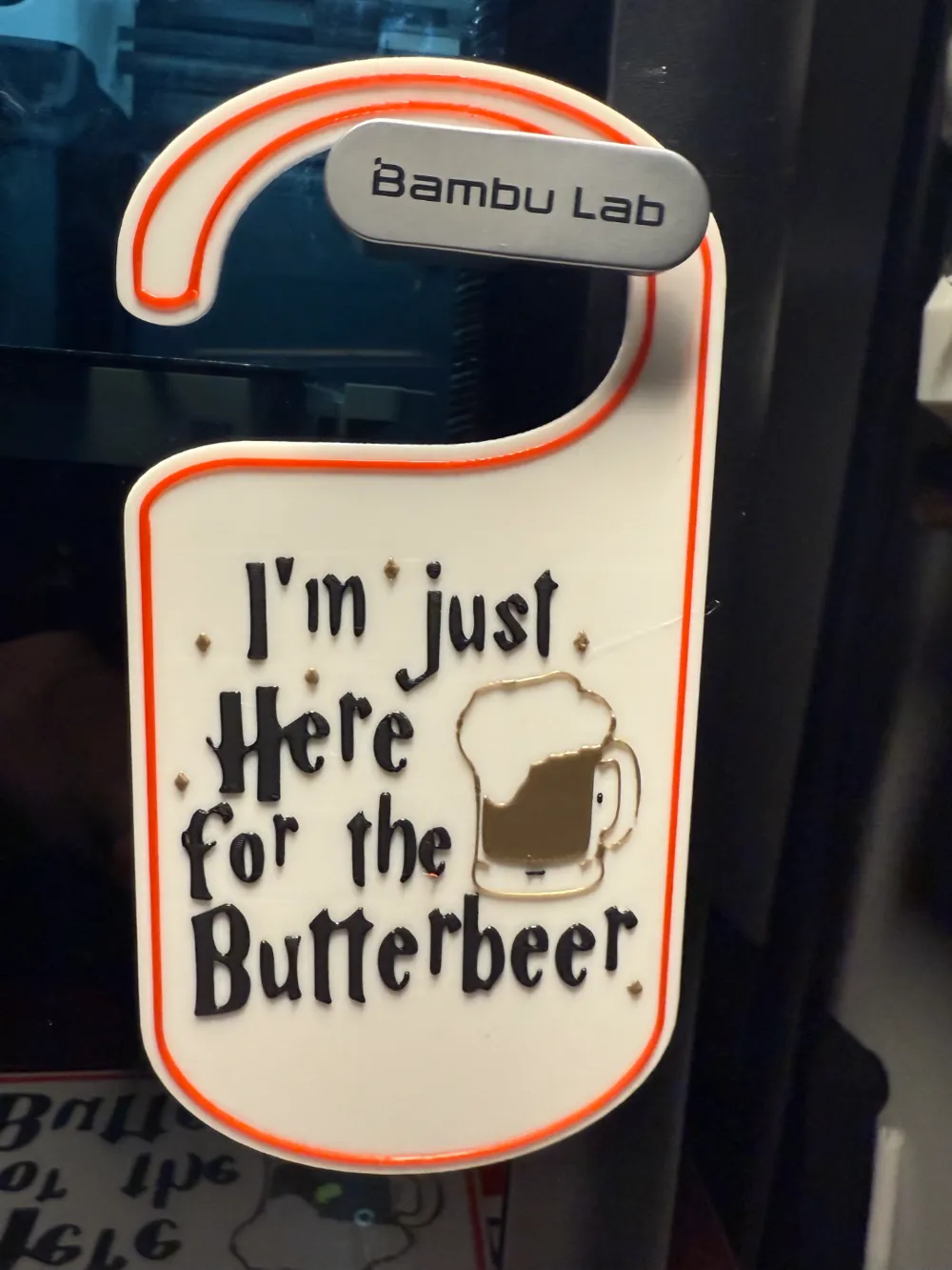 I'M JUST HERE FOR THE BUTTER BEER DOOR HANGER, photo 2 of 4 - I'M JUST HERE FOR THE BUTTER BEER DOOR HANGER Generative Art