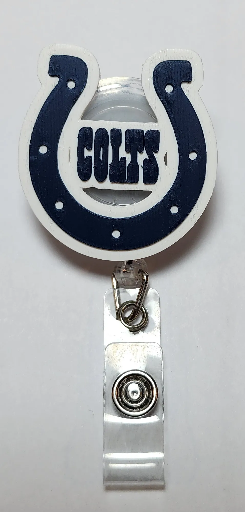 Indianapolis Colts Badge Reel Face/Magnet, photo 2 of 4 - Indianapolis Colts Badge Reel Face/Magnet Art