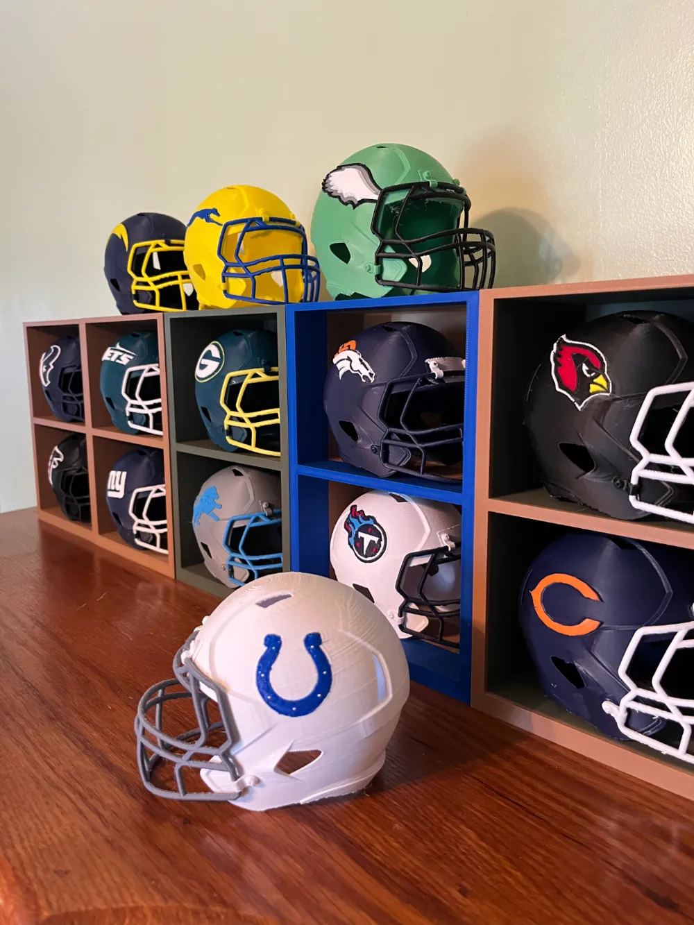 Indianapolis Colts Football Helmet, photo 4 of 4 - Indianapolis Colts Football Helmet Hobby & DIY