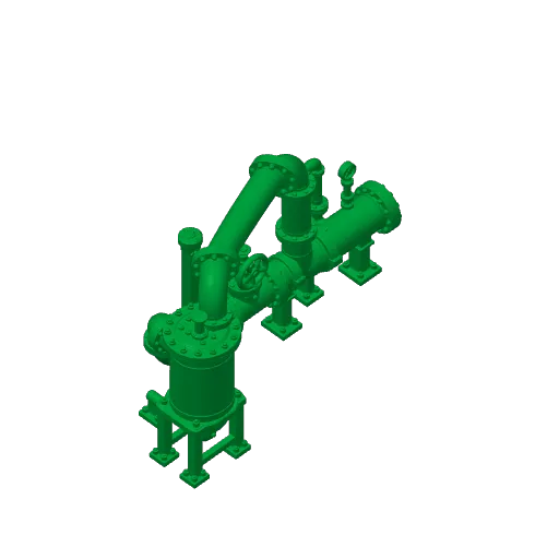Industrial Piping Assembly, Process Pipe System, photo 3 of 3 - Industrial Piping Assembly, Process Pipe System Miniatures