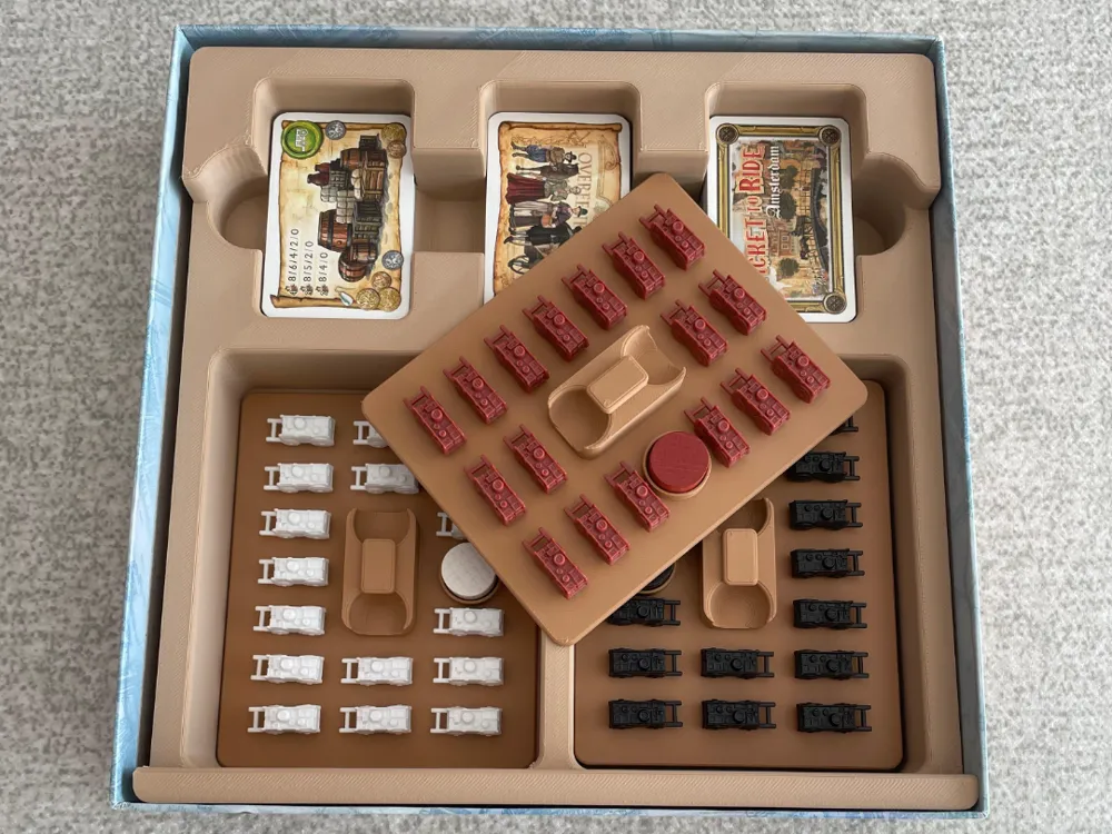Insert for ticket to ride Amsterdam