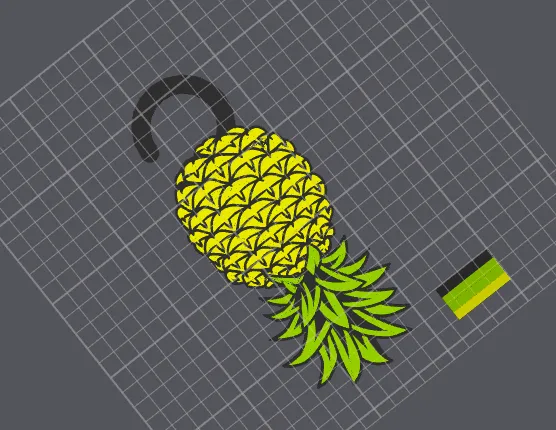 Inverted Adventures Upside-Down Pineapple Door Tag, photo 2 of 4 - Door Signs & Door Hangers, door hanger