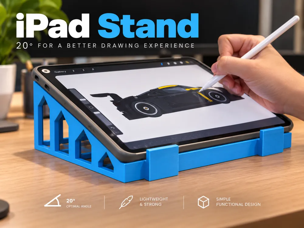 iPad Air 4 Drawing Stand | Rigid & Lightweight - Office, in stock in India