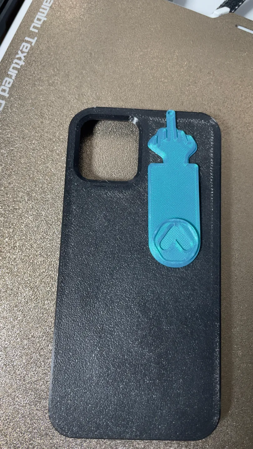 Iphone 13 Pro Max Case - Sliding Middle Finger, photo 2 of 4 - Iphone 13 Pro Max Case - Sliding Middle Finger Mobile & Device Accessories