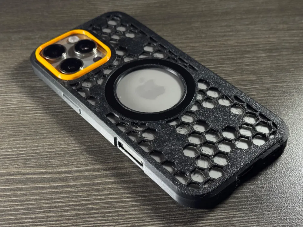 iPhone 16 Pro Max Case (Hex Pattern) - Magsafe
