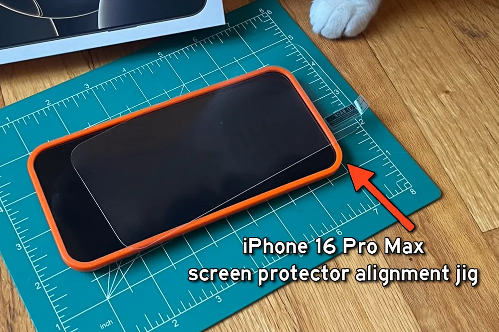 iPhone 16 Pro Max Screen Protector Alignment Jig