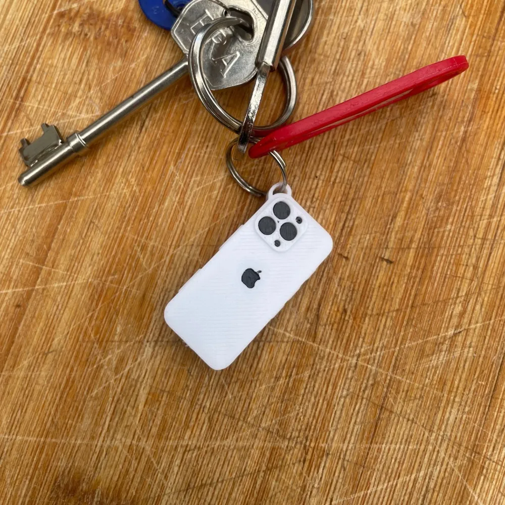iPhone Pro Keyring Fun Gift Cool Novelty Fidget, photo 4 of 4 - iPhone Pro Keyring Fun Gift Cool Novelty Fidget Miniatures