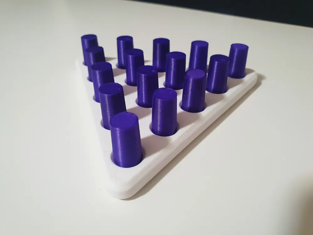 IQ Teaser - Peg Solitaire - Can you solve it?, photo 2 of 4 - Interlocking & 3D Puzzles, iq puzzle