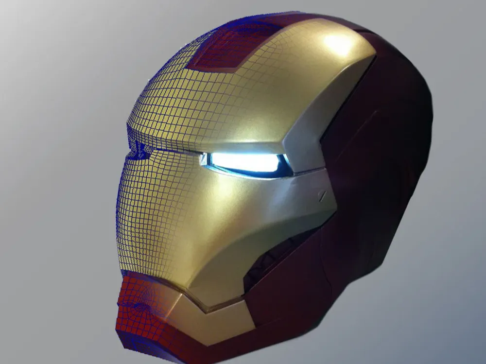 IRON MAN HELMET working, photo 4 of 4 - IRON MAN HELMET working Props & Cosplay
