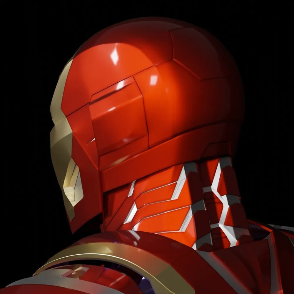 Iron Man Mark 46-47 Helmet, photo 3 of 4 - Iron Man Mark 46-47 Helmet Props & Cosplay