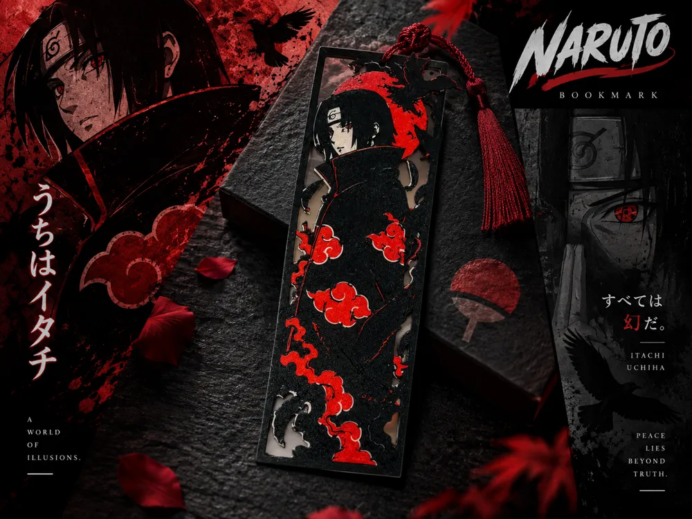 Segnalibro - Itachi & Akatsuki, in stock in India
