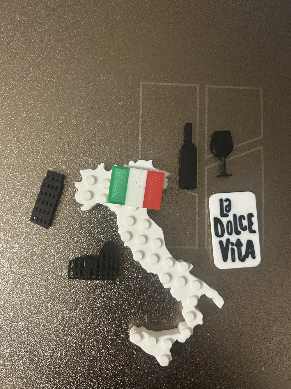 Italy Location Peg Set, Italian Travel Collection, photo 2 of 4 - Italy Location Peg Set, Italian Travel Collection Household