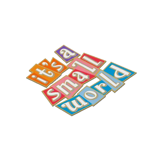 Its a small world sign, photo 4 of 4 - Its a small world sign Home Decor Items