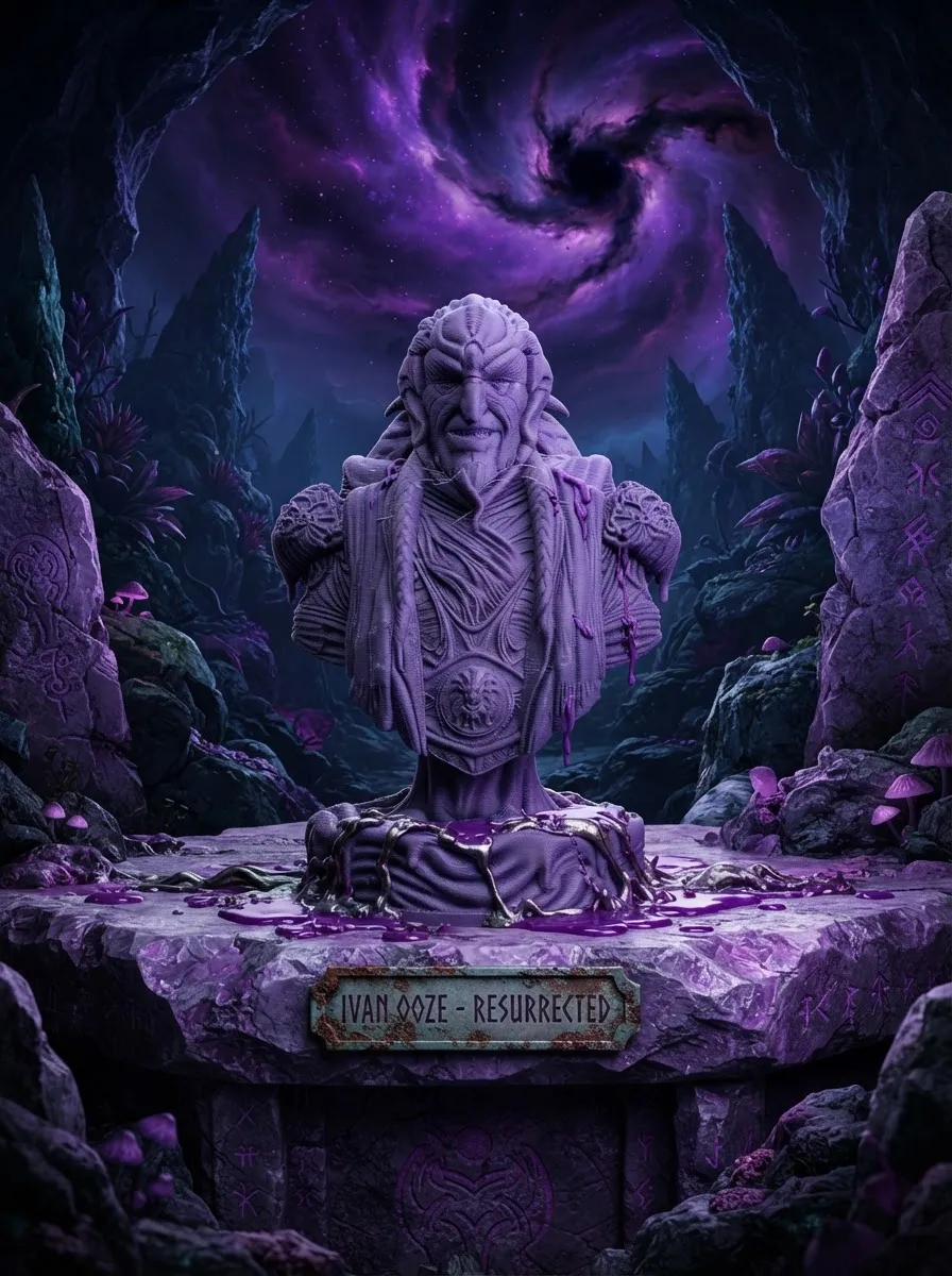 Ivan Ooze Bust, Power Rangers The Movie, photo 2 of 4 - Ivan Ooze Bust, Power Rangers The Movie Art