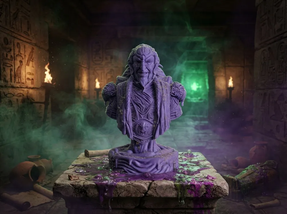 Ivan Ooze Bust, Power Rangers The Movie, photo 3 of 4 - Ivan Ooze Bust, Power Rangers The Movie Art