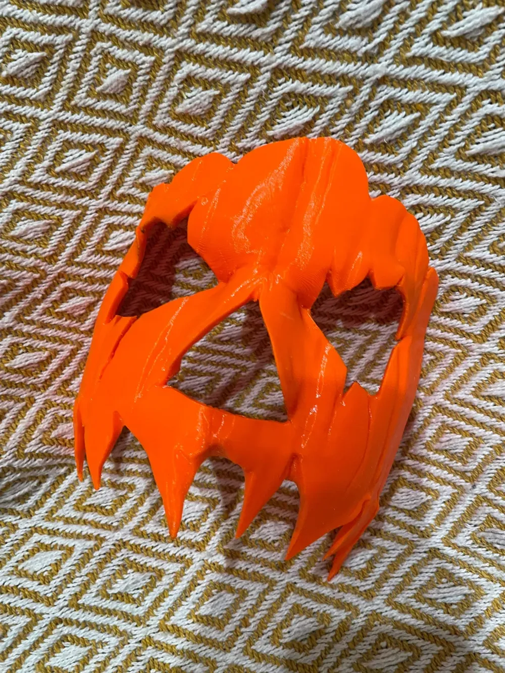 Jack-O-Lantern mask, photo 3 of 4 - Skull & Horror Masks, mask accessory