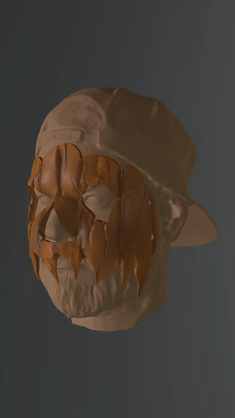 Jack-O-Lantern mask, photo 4 of 4 - Skull & Horror Masks, helloween