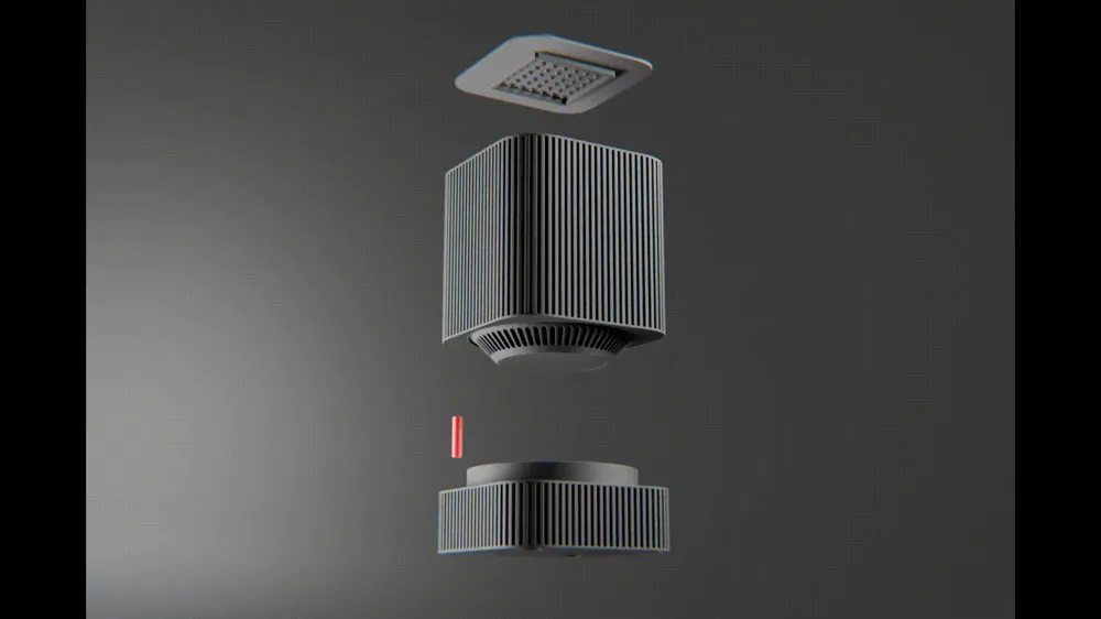 Japandi Fluted Smart Pot | Water Level Indicator, photo 2 of 5 - Levels & Plumb Tools, self watering