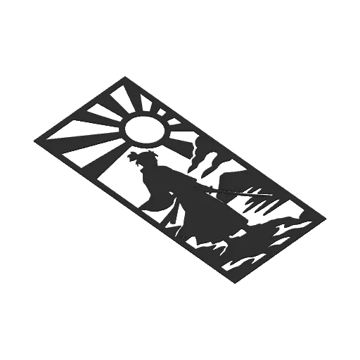 Japanese Samurai Wall Art, photo 4 of 4 - Japanese Samurai Wall Art Home Decor Items