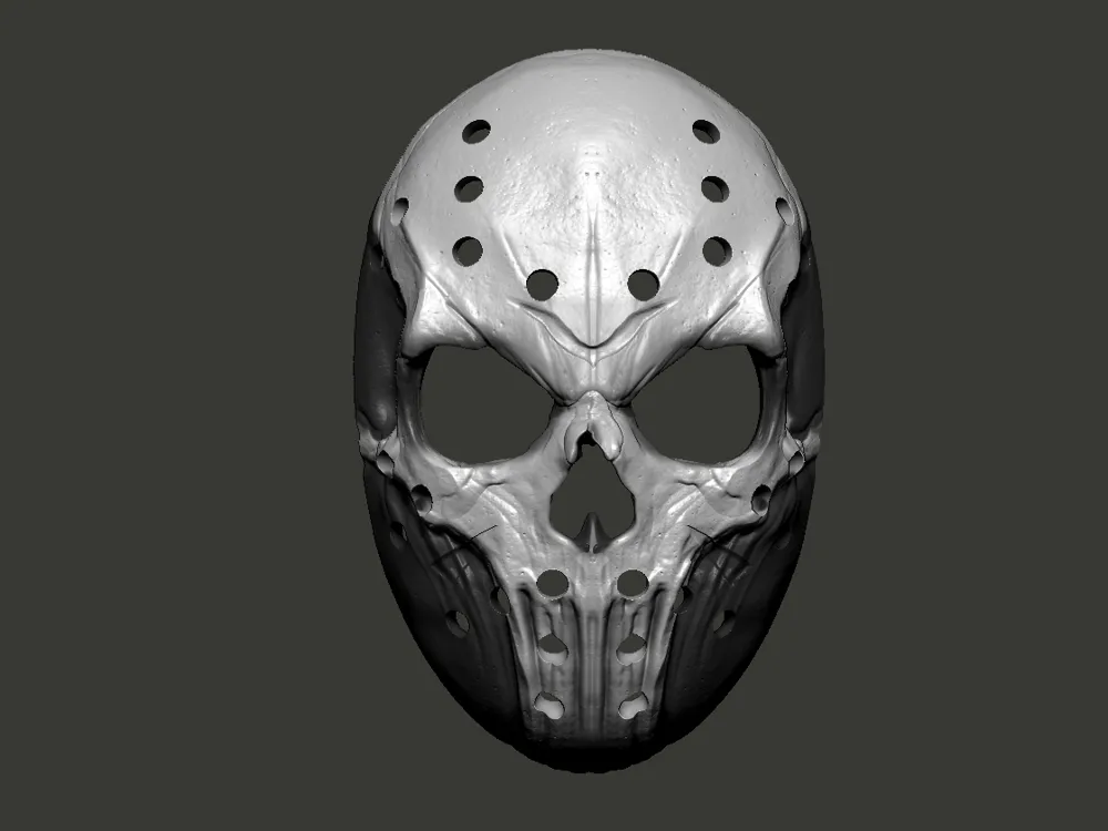 Jason Voorhess Punisher Skull Mask #tactimaskoff