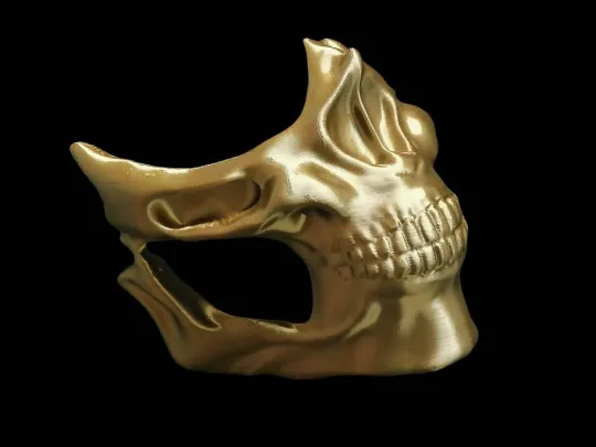 Jaw Bone Mask, photo 3 of 4 - Skull Masks, jawbone
