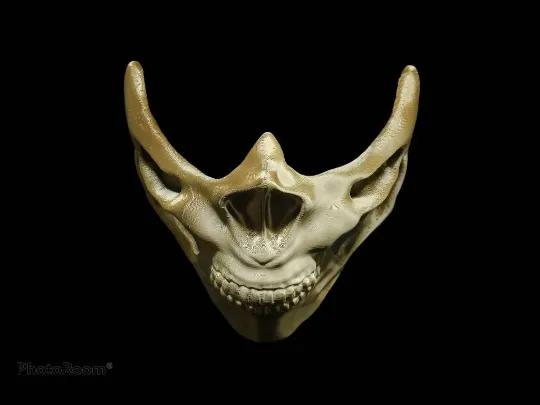 Jaw Bone Mask, photo 4 of 4 - Skull Masks, Halloween
