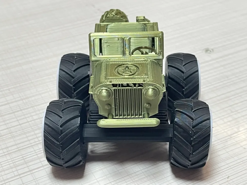 Jeep Bigfoot Toy Truck, photo 2 of 4 - Toy Cars & Vehicles, four wheel drive
