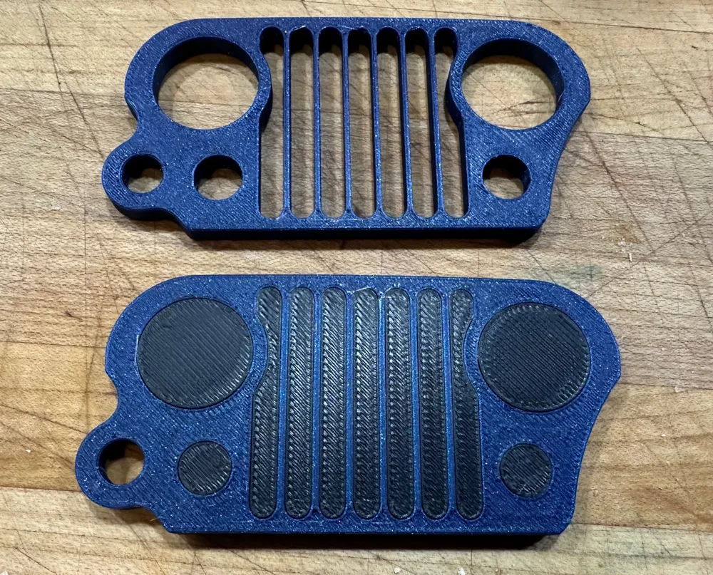 Jeep CJ Grill Keychain