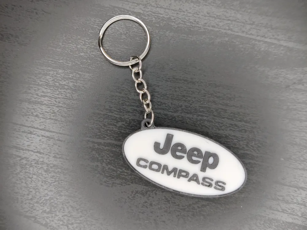 Jeep compass Keychain, photo 4 of 4 - Jeep compass Keychain Art