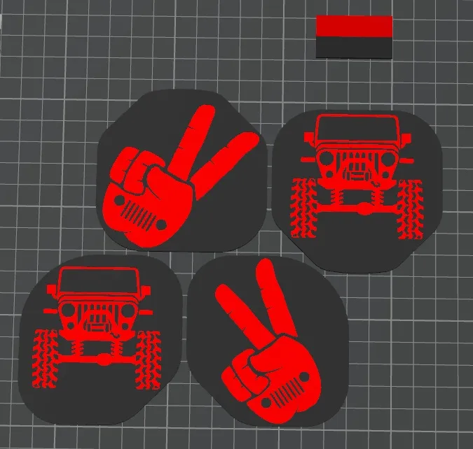 Jeep Cup Holder Decals, photo 4 of 4 - Cup Holders & Inserts, gladiator