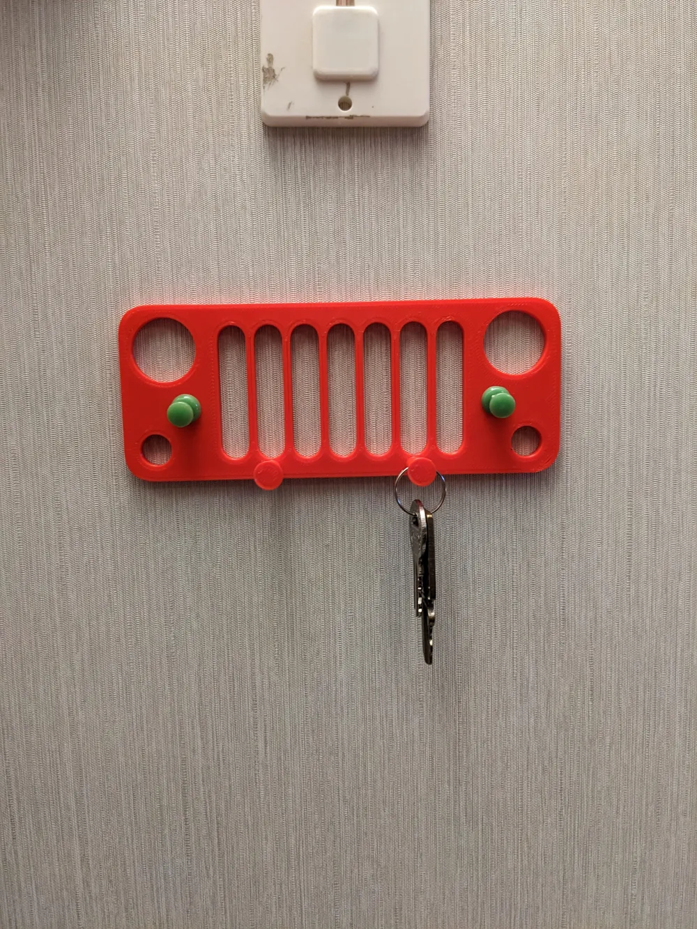 Jeep JK Grille Key Holder, photo 2 of 3 - Jeep JK Grille Key Holder Household