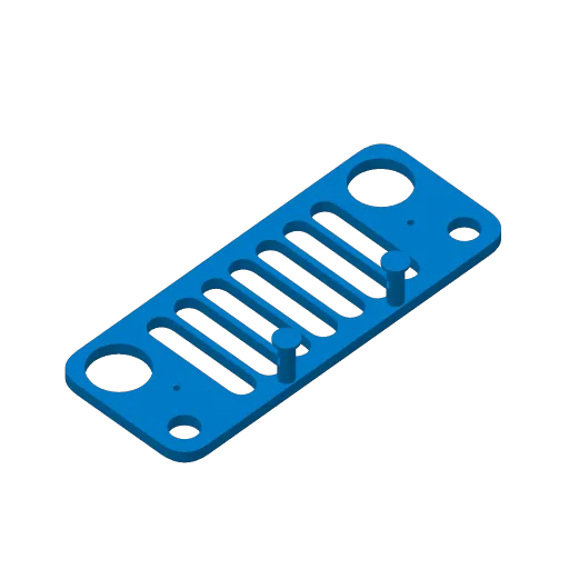 Jeep JK Grille Key Holder, photo 3 of 3 - Jeep JK Grille Key Holder Household