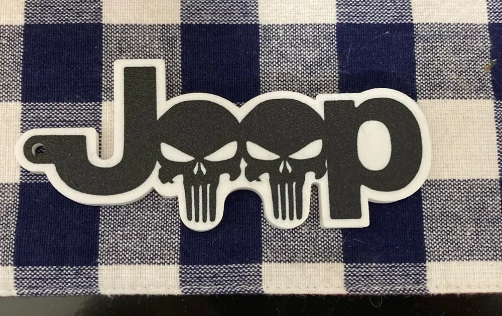 Jeep Punisher Keychain - 2 color