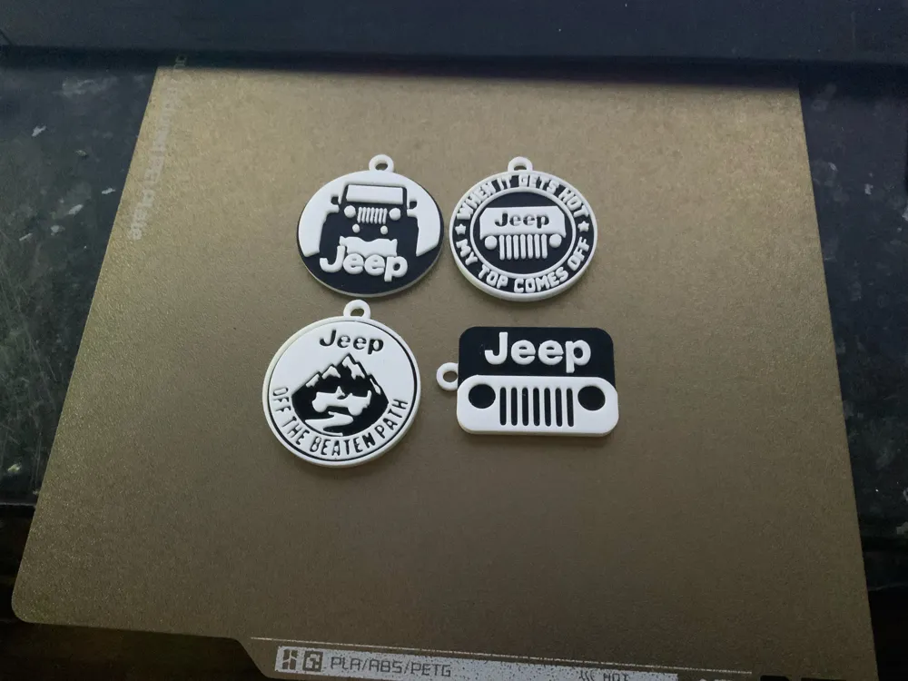 jeep set keychain/charm (free commercial), photo 2 of 4 - Truck, Tractor & Jeep Keychains, keychain accessories