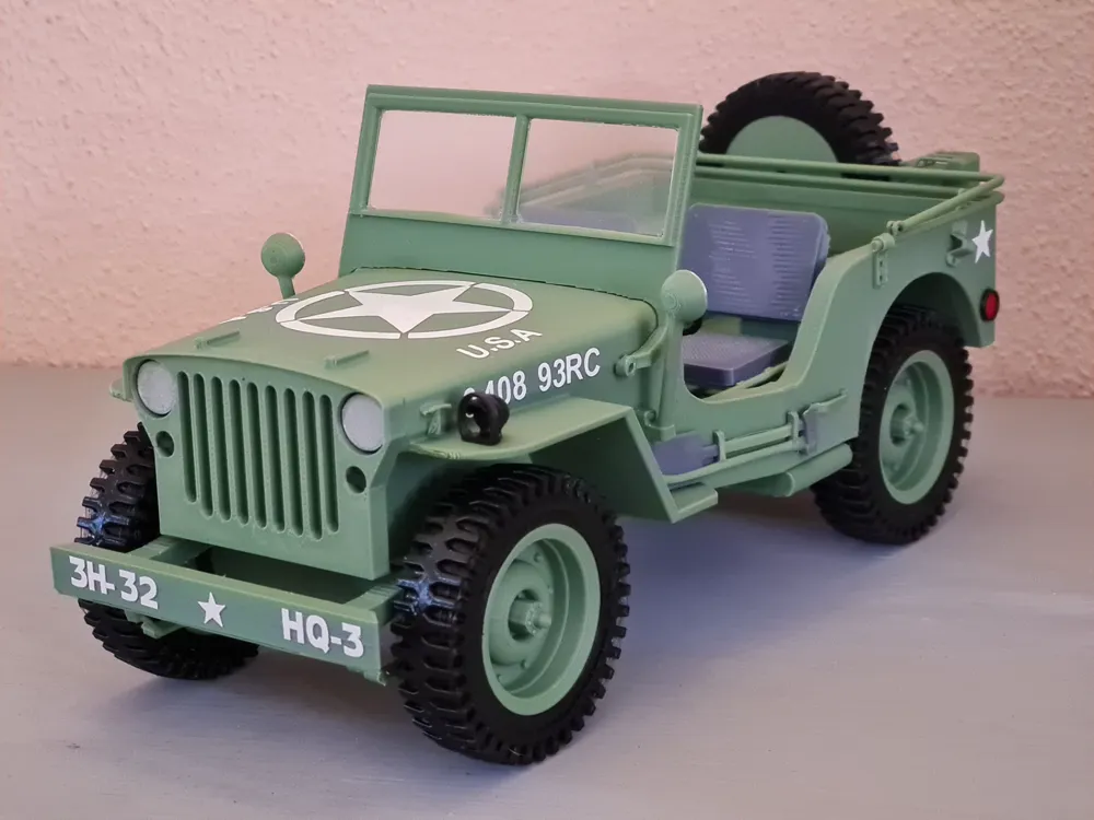 Jeep Willys more Scale