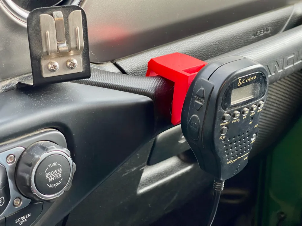 Jeep Wrangler (JL) Handle Bar Radio Clip, photo 2 of 4 - Vent Clips & Air Fresheners, offroad